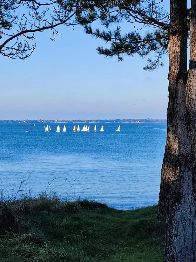 Le 3 Appartement Vue Mer Avec Jardin 100M De La Plage Et De La Thalasso Concarneau Esterno foto