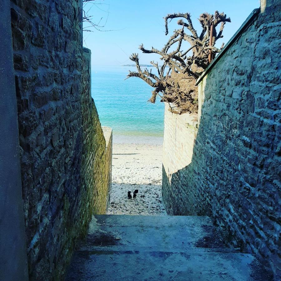 Le 3 Appartement Vue Mer Avec Jardin 100M De La Plage Et De La Thalasso Concarneau Esterno foto